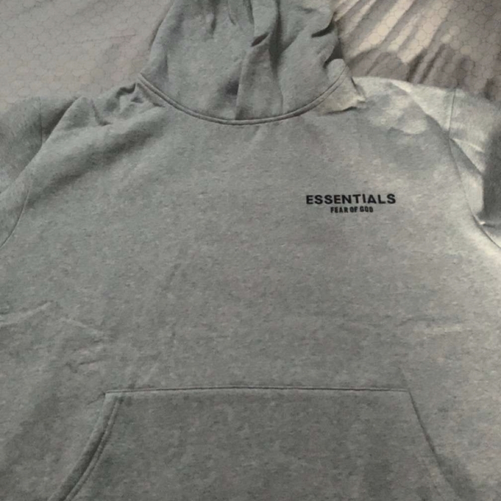 Essentials Fear of God Light Gray Sweatshirt